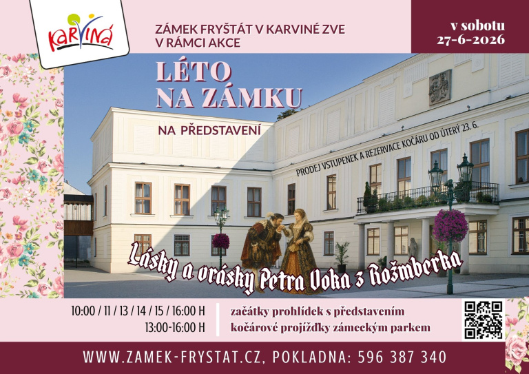 LÉTO NA ZÁMKU – LÁSKY A VRÁSKY PETRA VOKA Z ROŽMBERKA